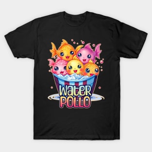 Water Pollo Kawaii Fish in a Bucket T-Shirt